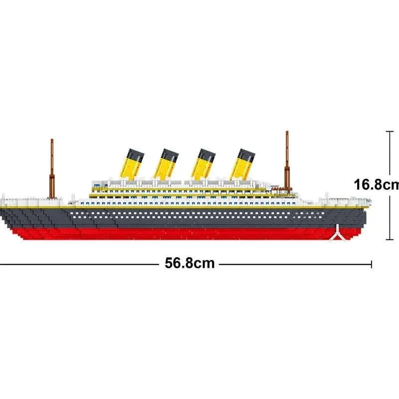 Titanic Model Cruise Ship Building Blocks Set for Display-3688Pcs Gift Box