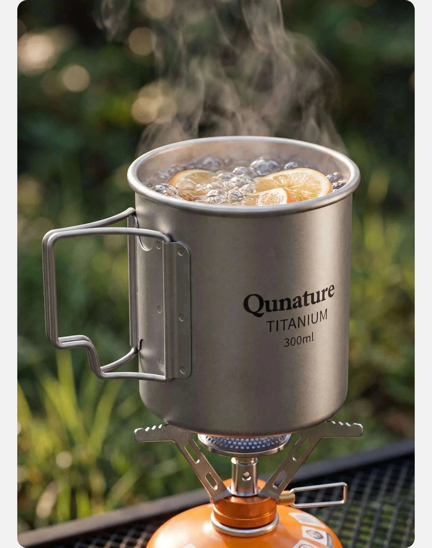 Titanium Camping Mug 300ml Ultralight Cup with Handle-60017901