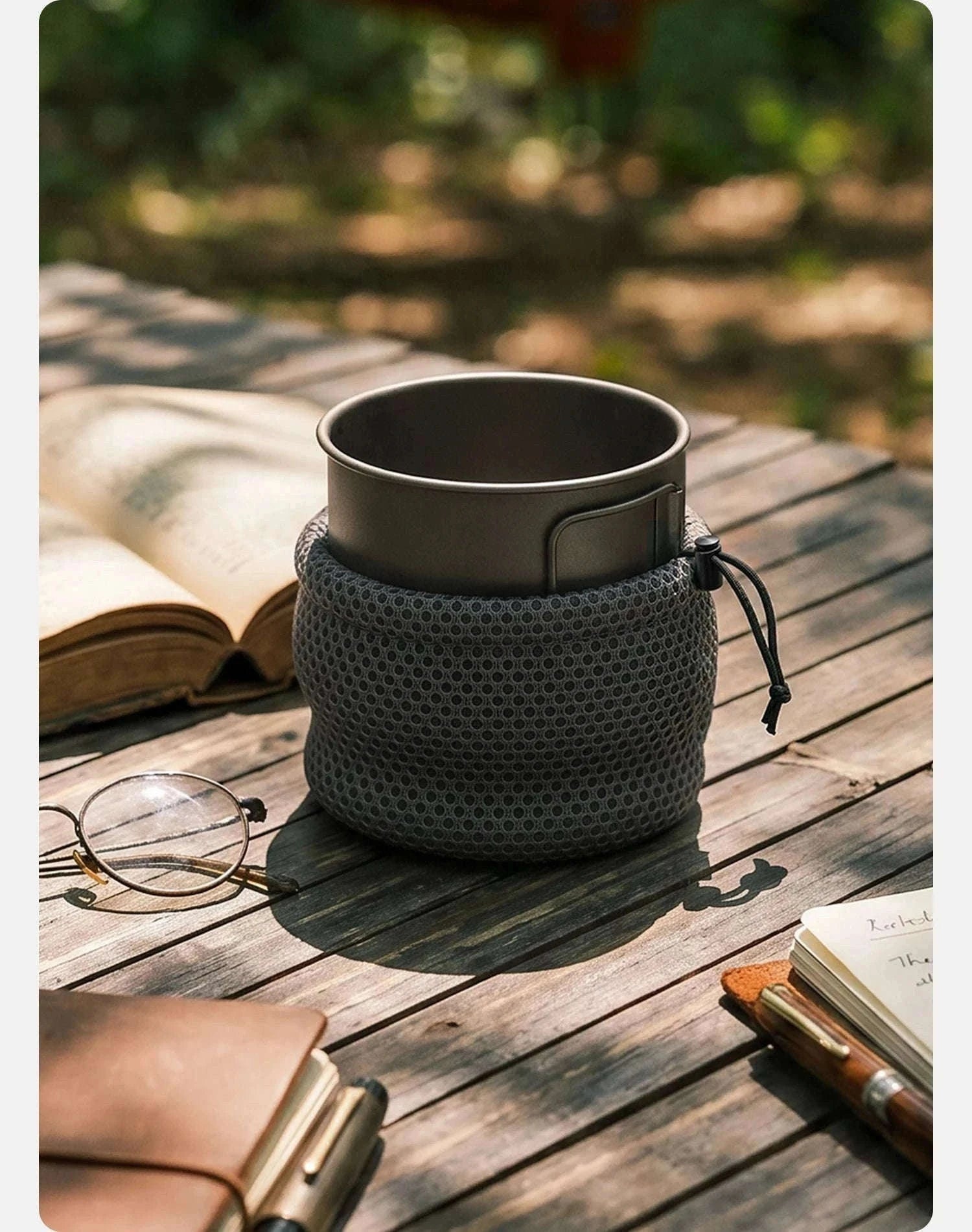 Titanium Camping Mug 300ml Ultralight Cup with Handle-60017901