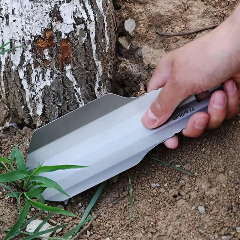 Titanium Hand Shovel Mini Ultralight Portable Trowel-Ta6701G-S