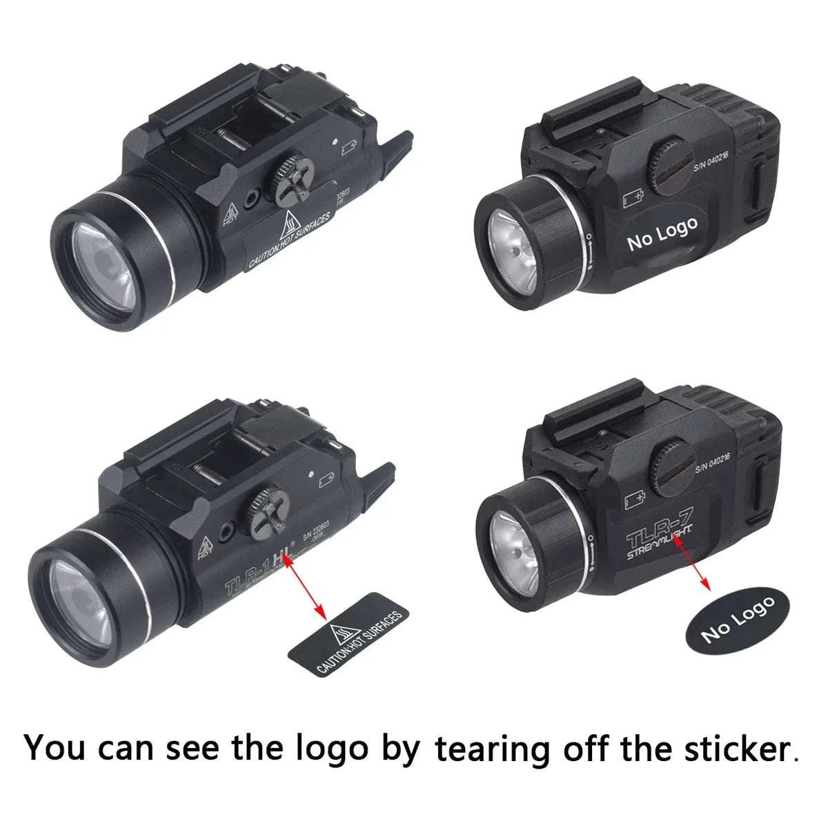 TLR Tactical LED Weapon Light Series TLR-1HL TLR-3 TLR-4 TLR-7 TLR-8-TLR-4 (DE)