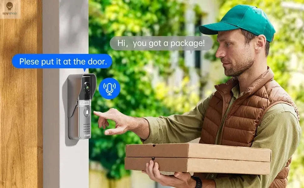 TMEZON Video Doorphone – 4-Wire Intercom with 7" Color Display-1Doorbell2Monitor / CHINA