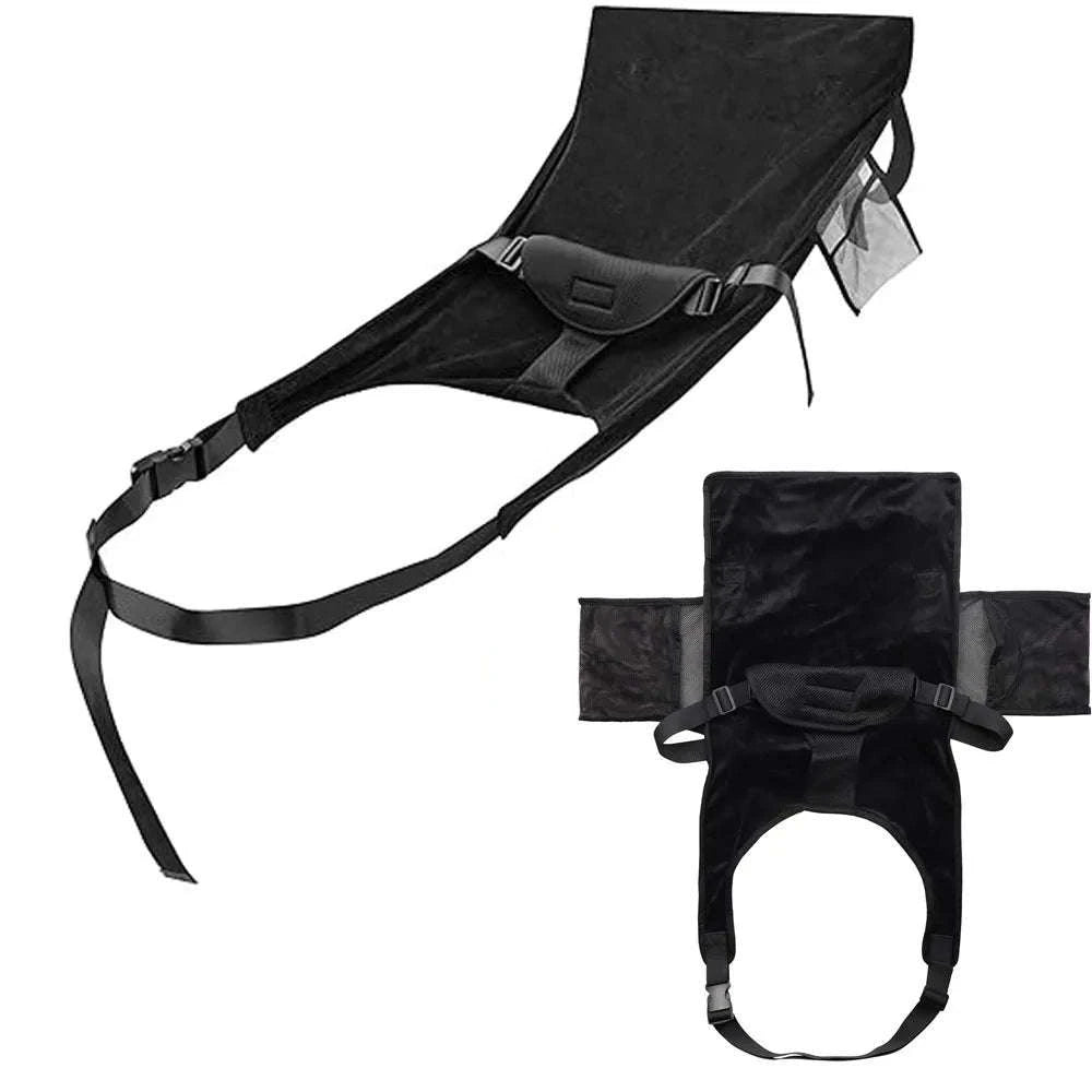 Toddler Airplane Seat Extender Bed with Footrest Hammock & Pocket-With Storage Bag