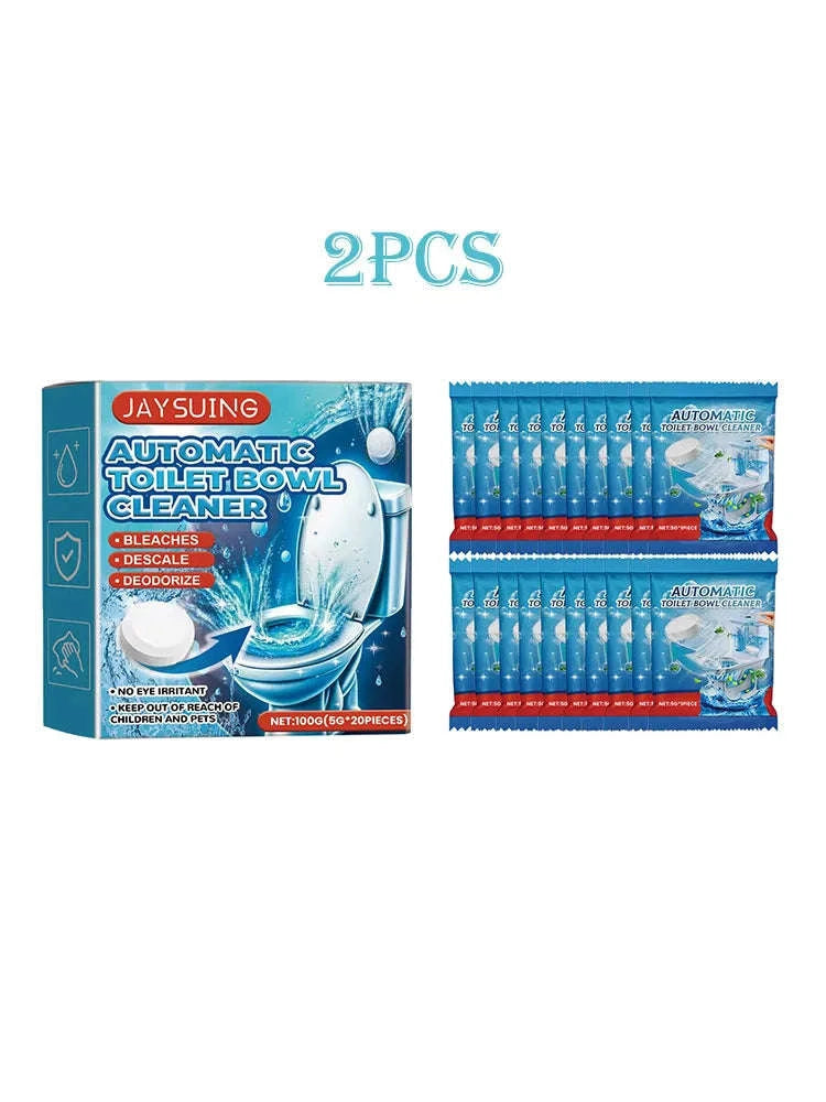 Toilet Cleaning Tablets for Stain Removal & Odor Control (20pcs)-20pcs boxed / United States