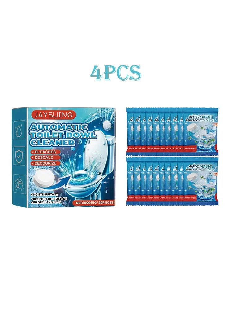 Toilet Cleaning Tablets for Stain Removal & Odor Control (20pcs)-20pcs boxed / United States