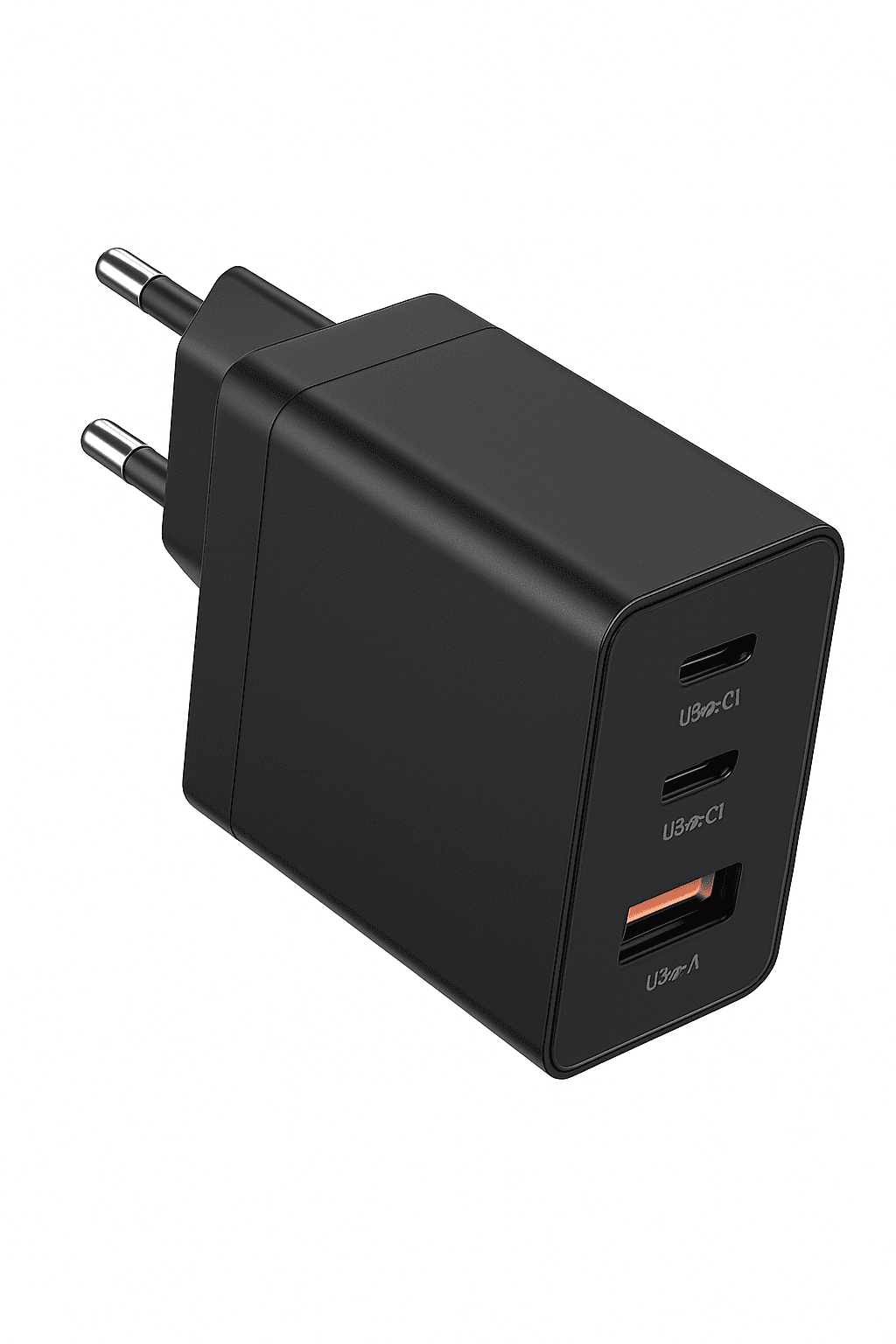 Toocki 67W GaN USB C Charger with 1m USB-C Cable-EU Black