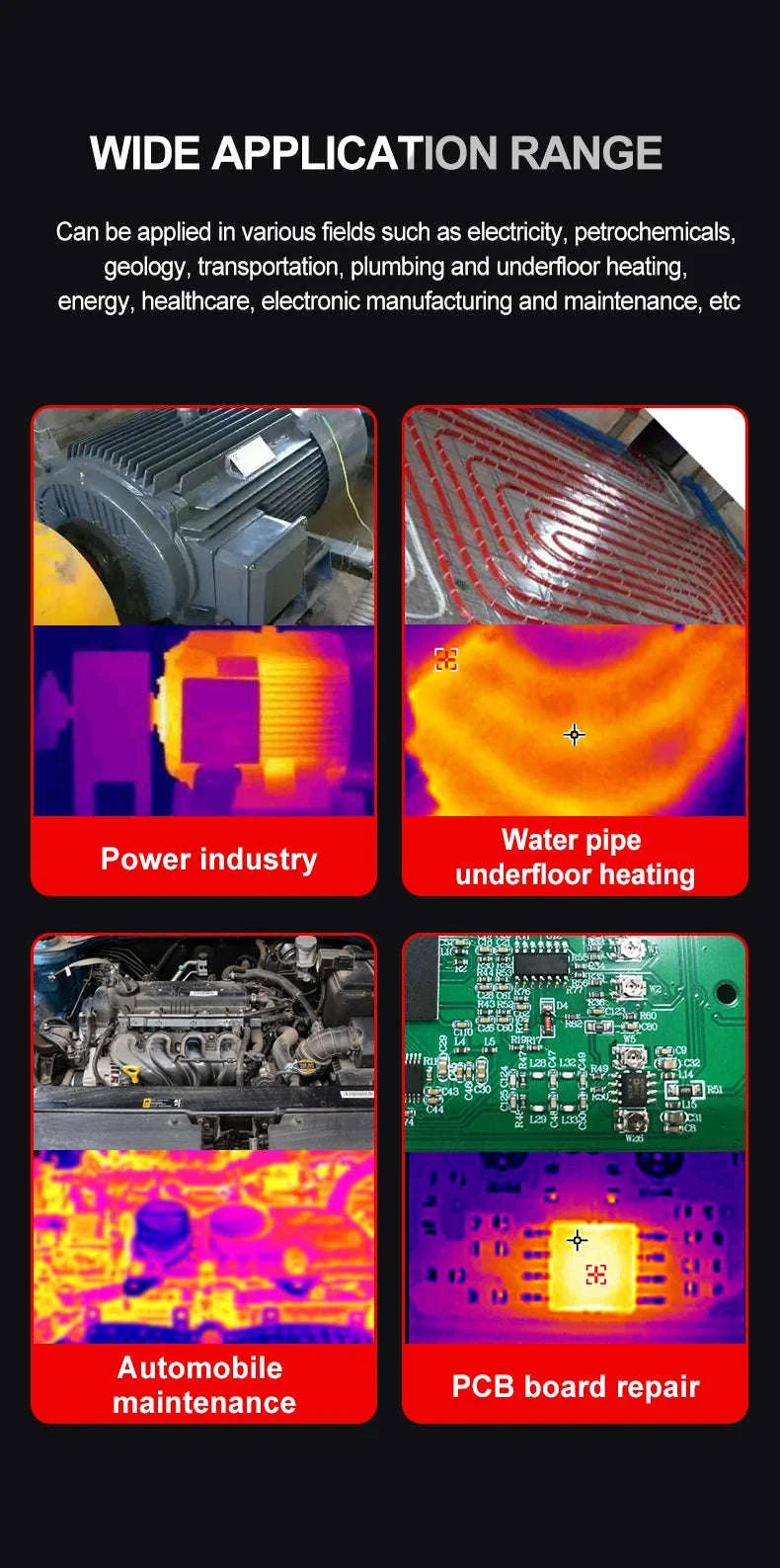 TOOLTOP ET14C Thermal Imaging Camera for PCB and Home Appliance Testing-ET14C and Macro Lens / United States