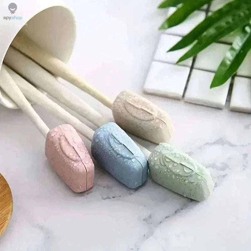 Toothbrush Head Cover Set (4-Pack) for Cleaner Storage-Default Title