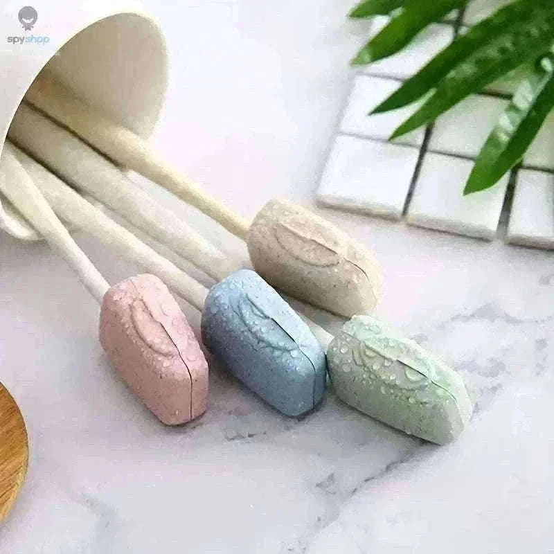 Toothbrush Head Cover Set (4-Pack) for Cleaner Storage-Default Title