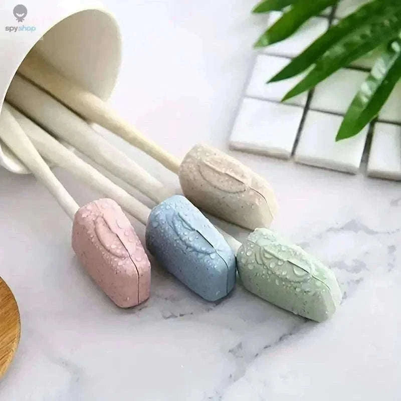 Toothbrush Head Cover Set (4-Pack) for Cleaner Storage-Default Title