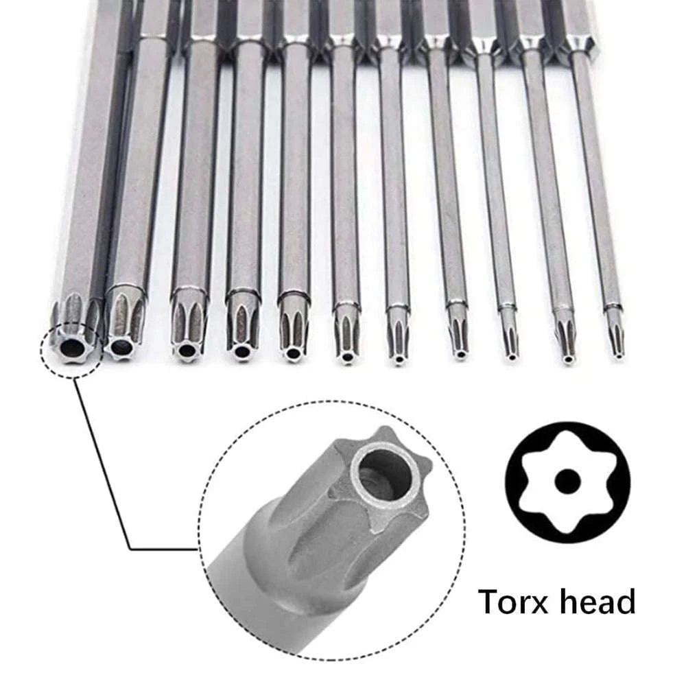 Torx Security Bit Set-Length 50mm 12pcs