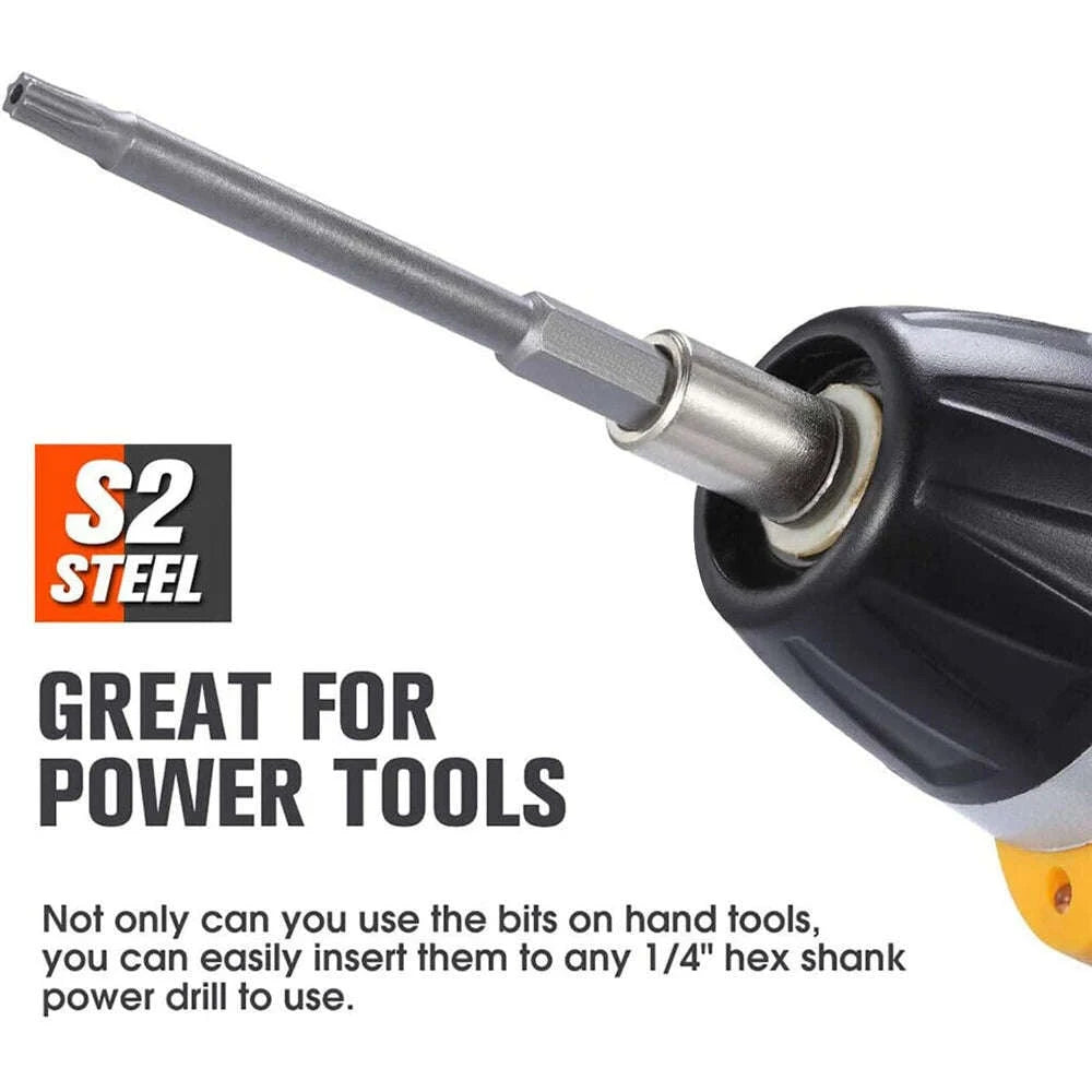 Torx Security Bit Set-Length 50mm 12pcs