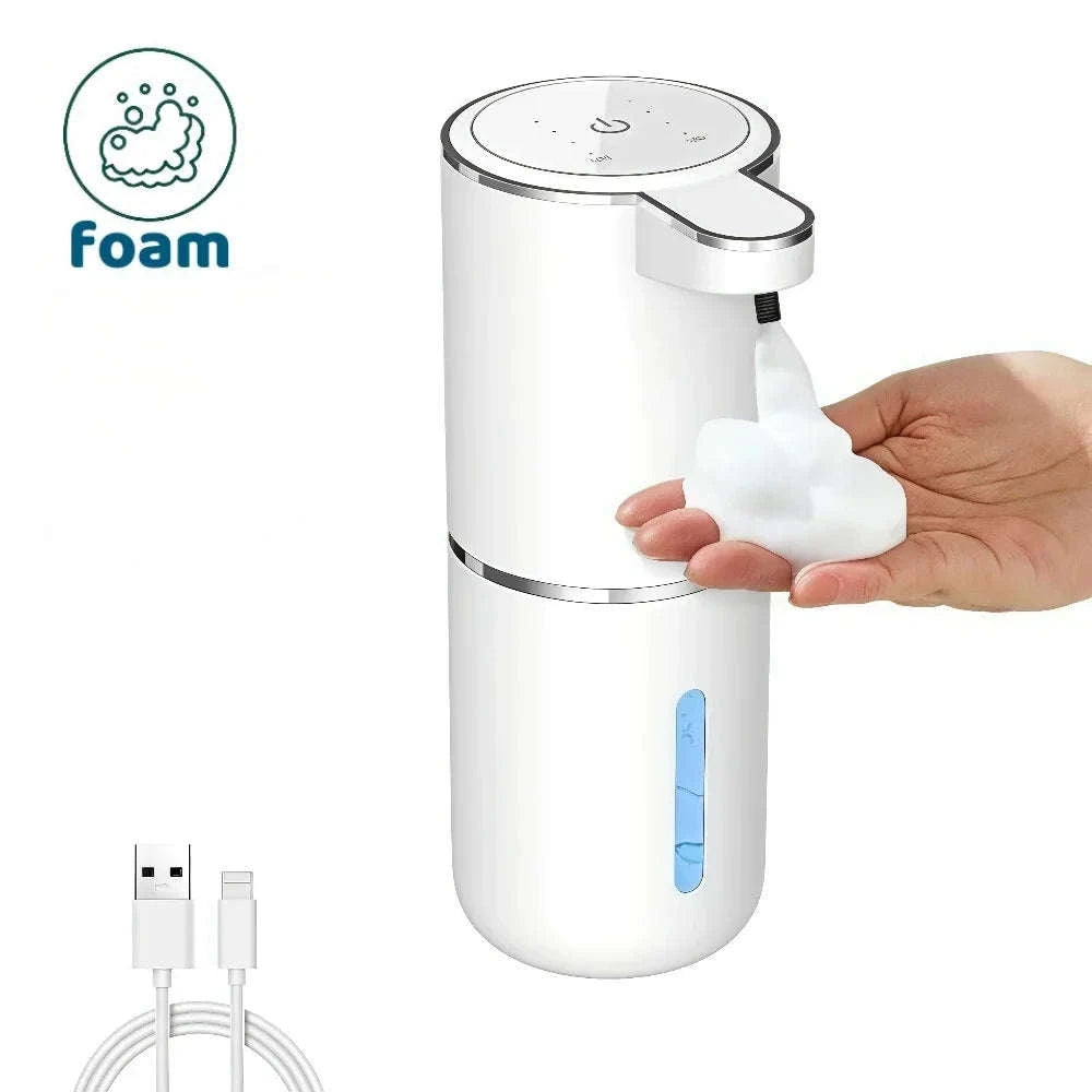 Touchless Automatic Soap Dispenser with Infrared Sensor USB Rechargeable-Foam