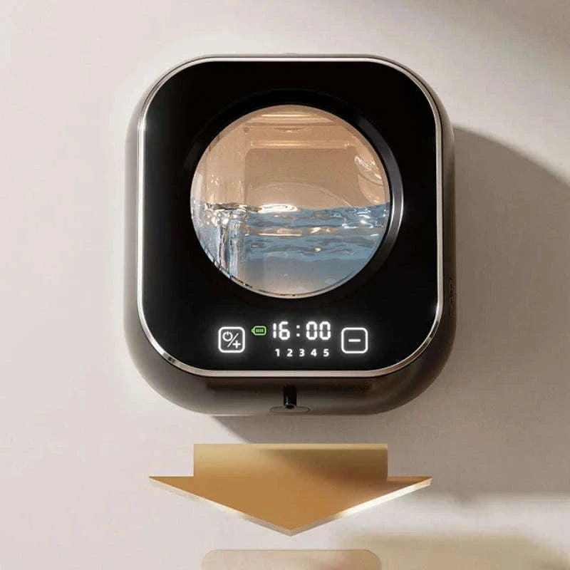Touchless Wall Mounted Soap Dispenser with Rechargeable Sensor and LCD Display-WHITE / China Mainland