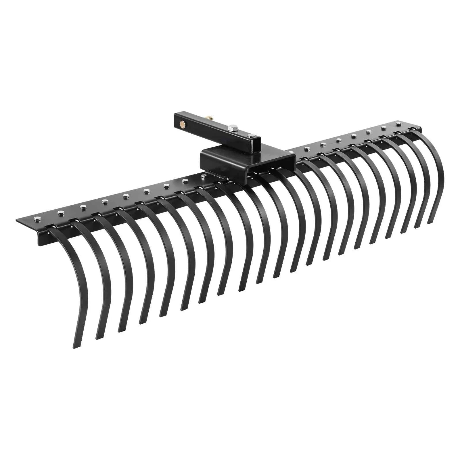Tow Behind Landscape Rake 60 Inch with 21 Steel Coil Tines-CZECH REPUBLIC