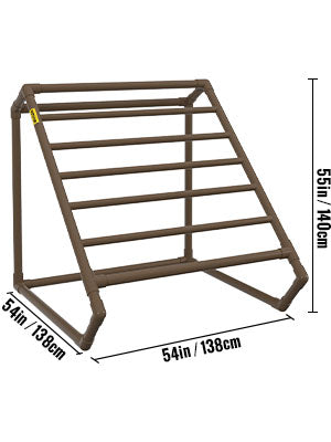 Portasciugamani da esterno per piscina con 5–8 barre, organizer autoportante in PVC