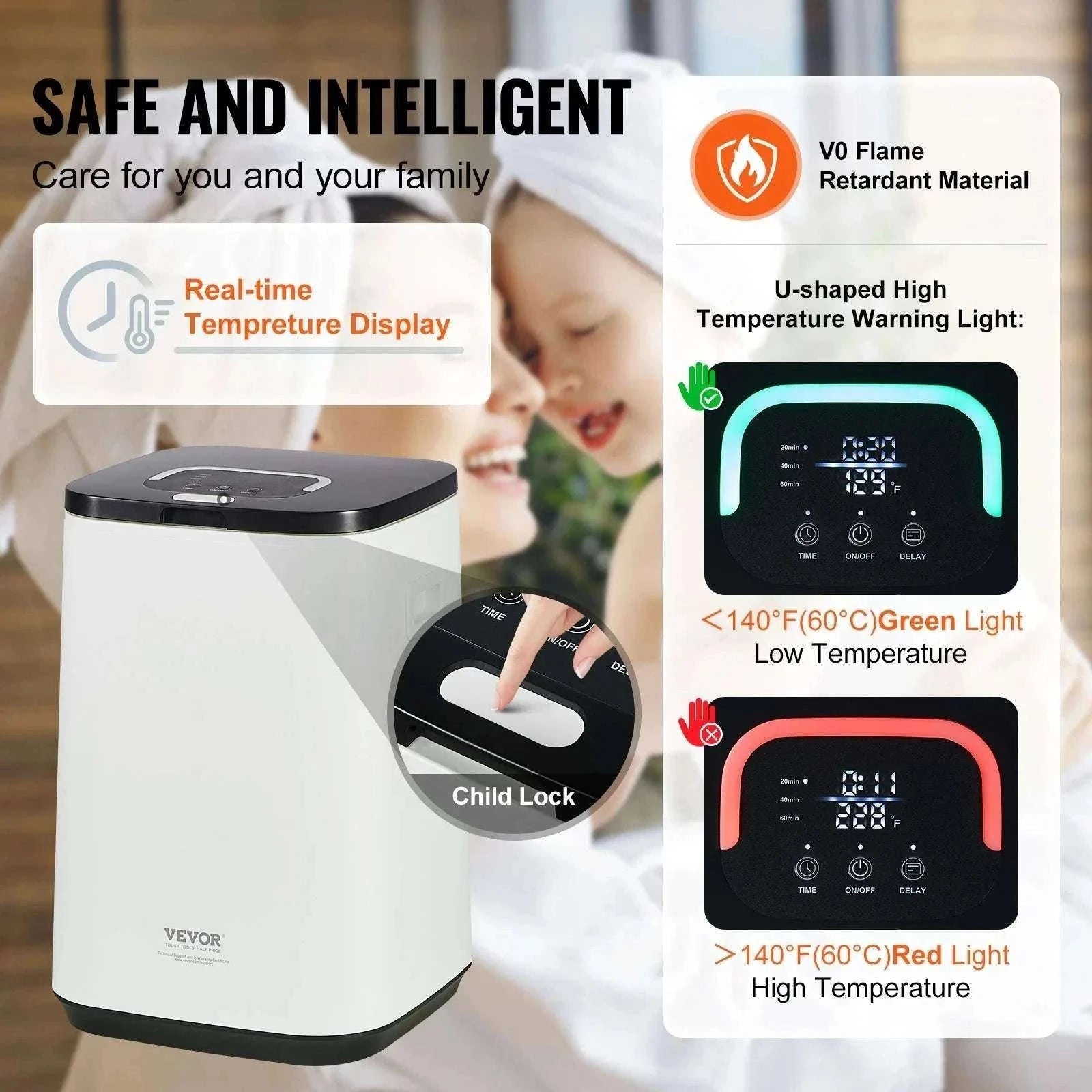 Towel Warmer Bucket with Timer, LED & Large Capacity (20L–35L)-35L / Poland