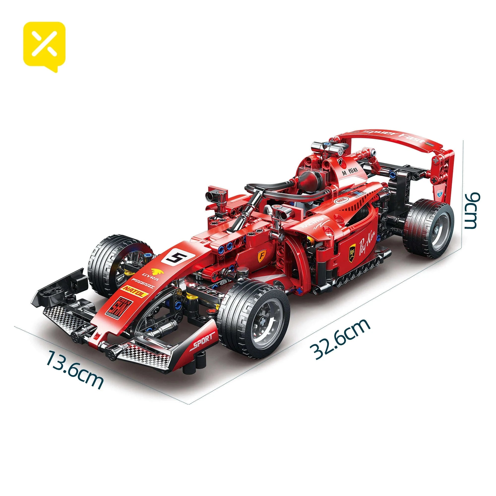 ToylinX RC Race Car Building Sets – Collectible Model Car Kit-67110 1137PCS / No Box