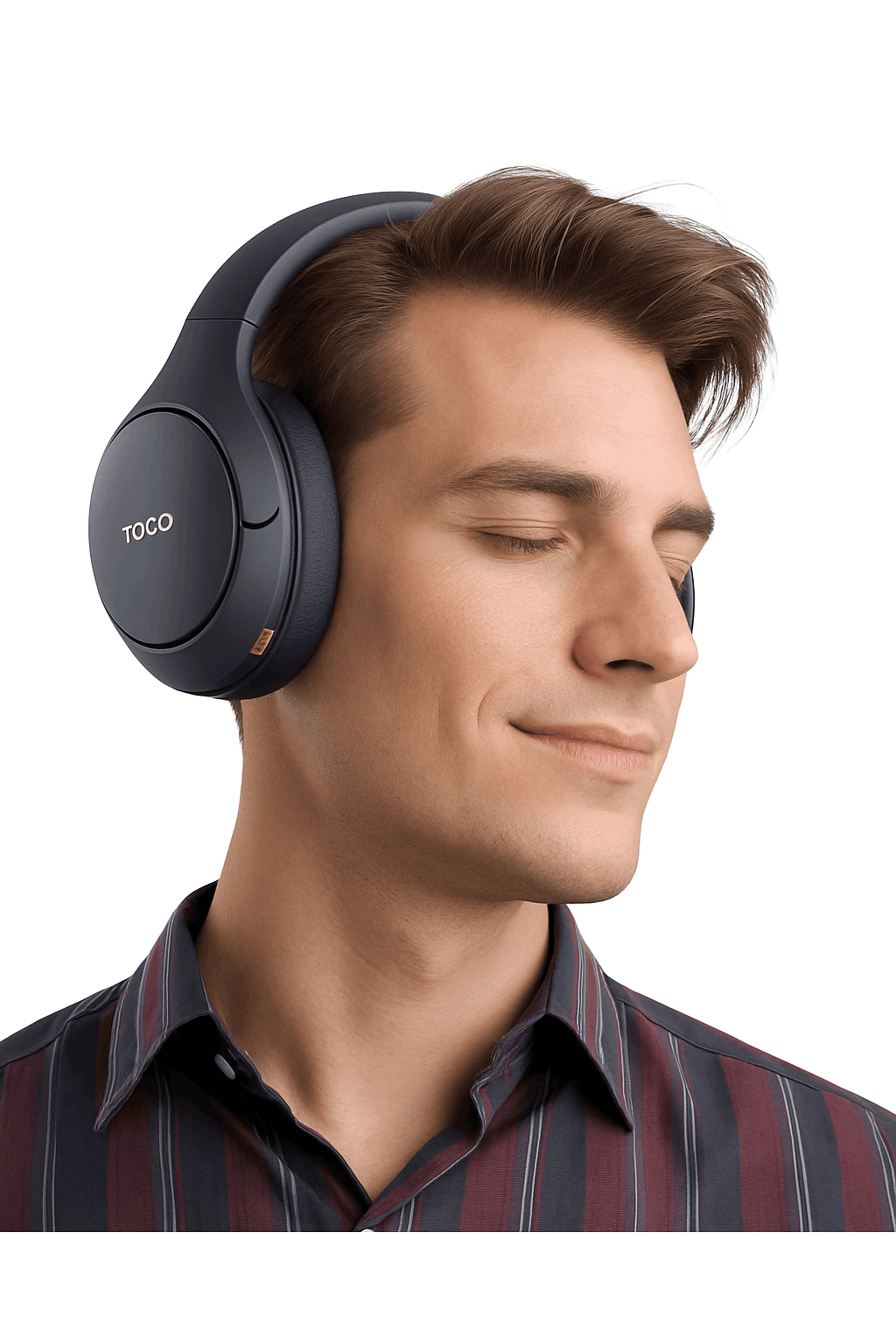 TOZO HT3 Headphones with AI Translation and Bluetooth Audio-black