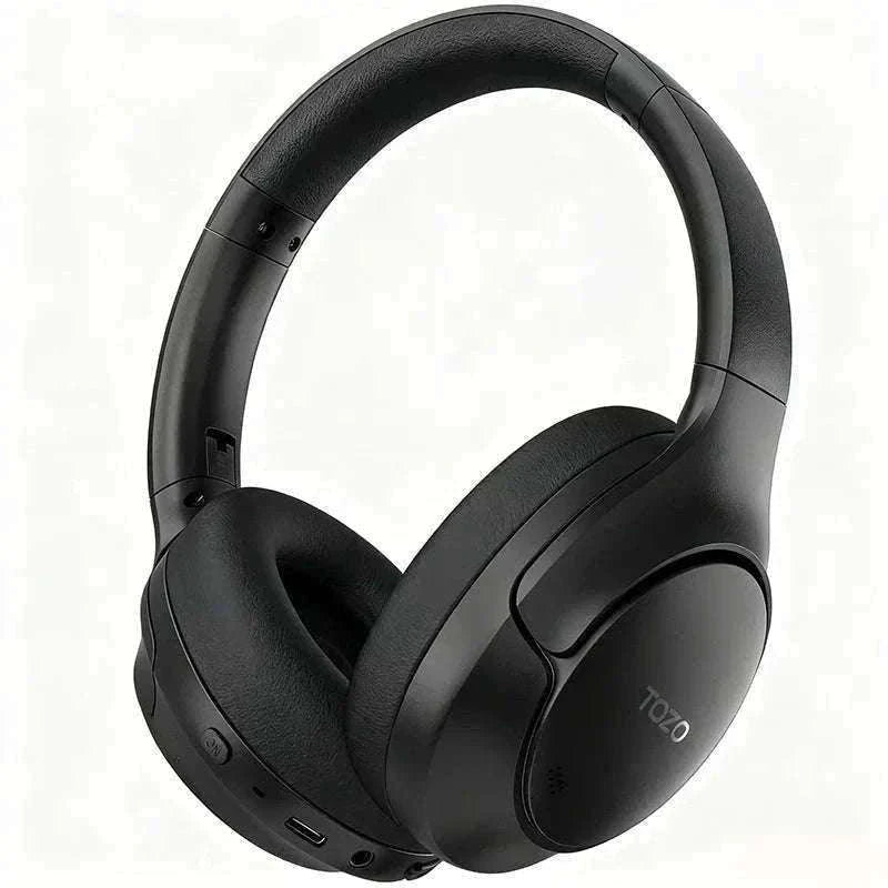 TOZO HT3 Headphones with AI Translation and Bluetooth Audio-black