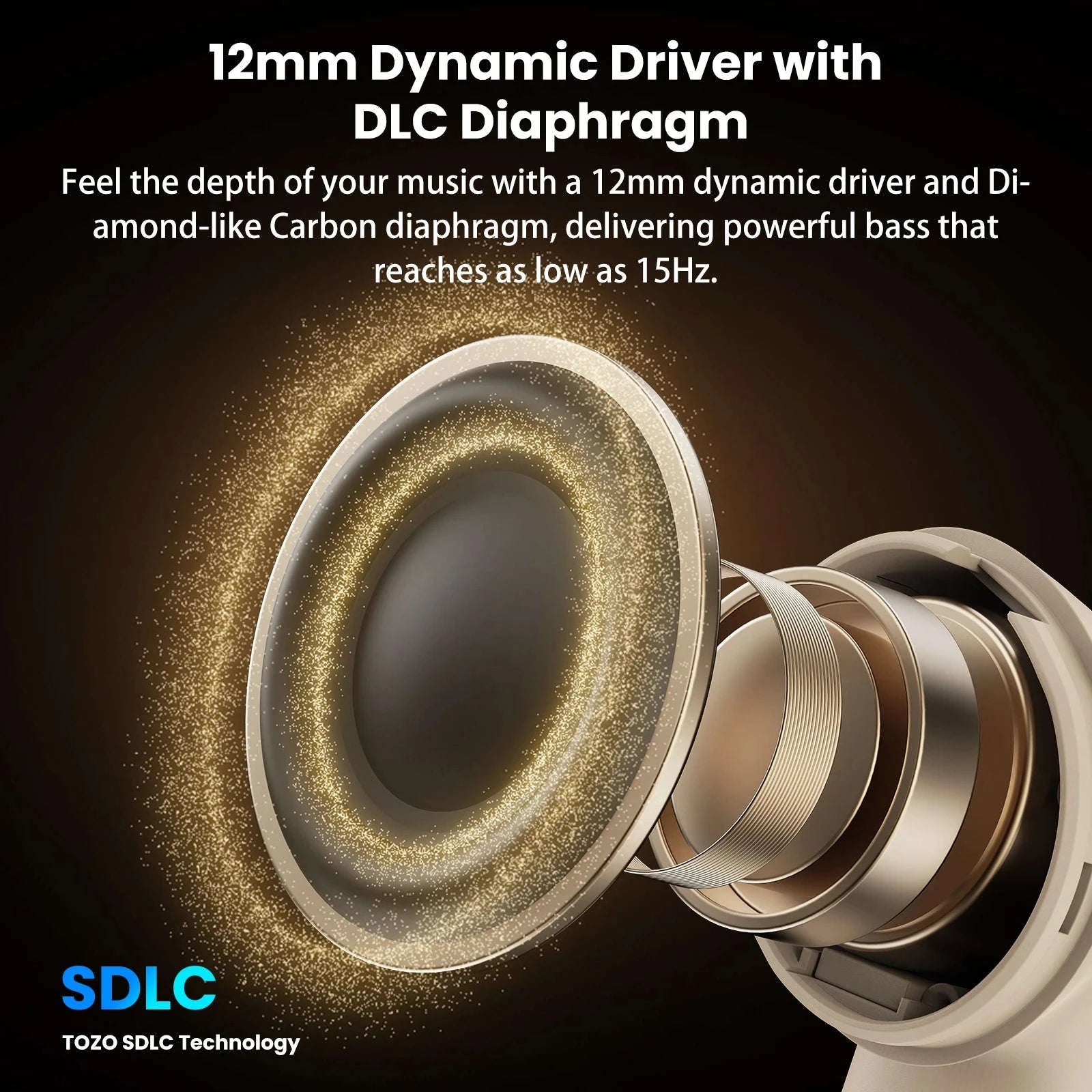 TOZO NC20 Pro True Wireless Earbuds with Smart Touch Screen-Pink Rose