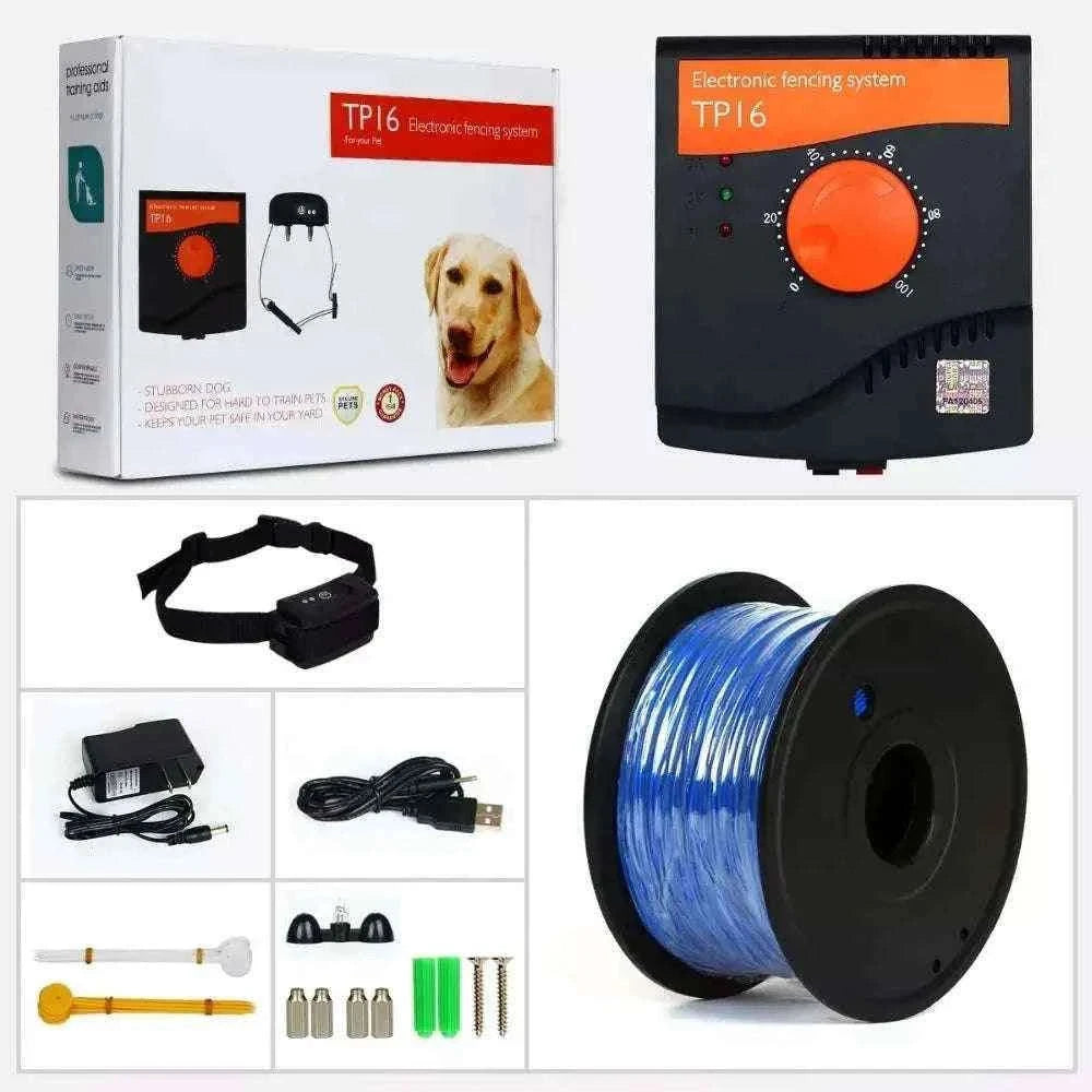 TP16 Wired Dog Fence System with Training Collar-Accessories cable / EU Plug