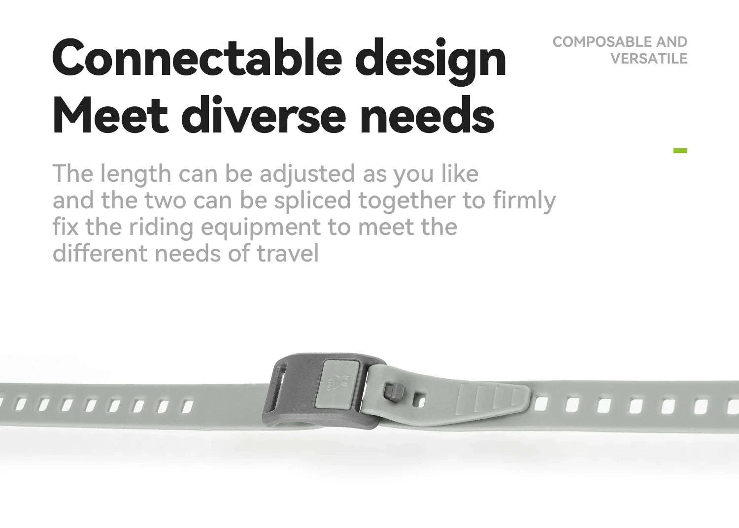 TPU Elastic Outdoor Binding Strap, 460mm Wrap-Around Hold-39003801