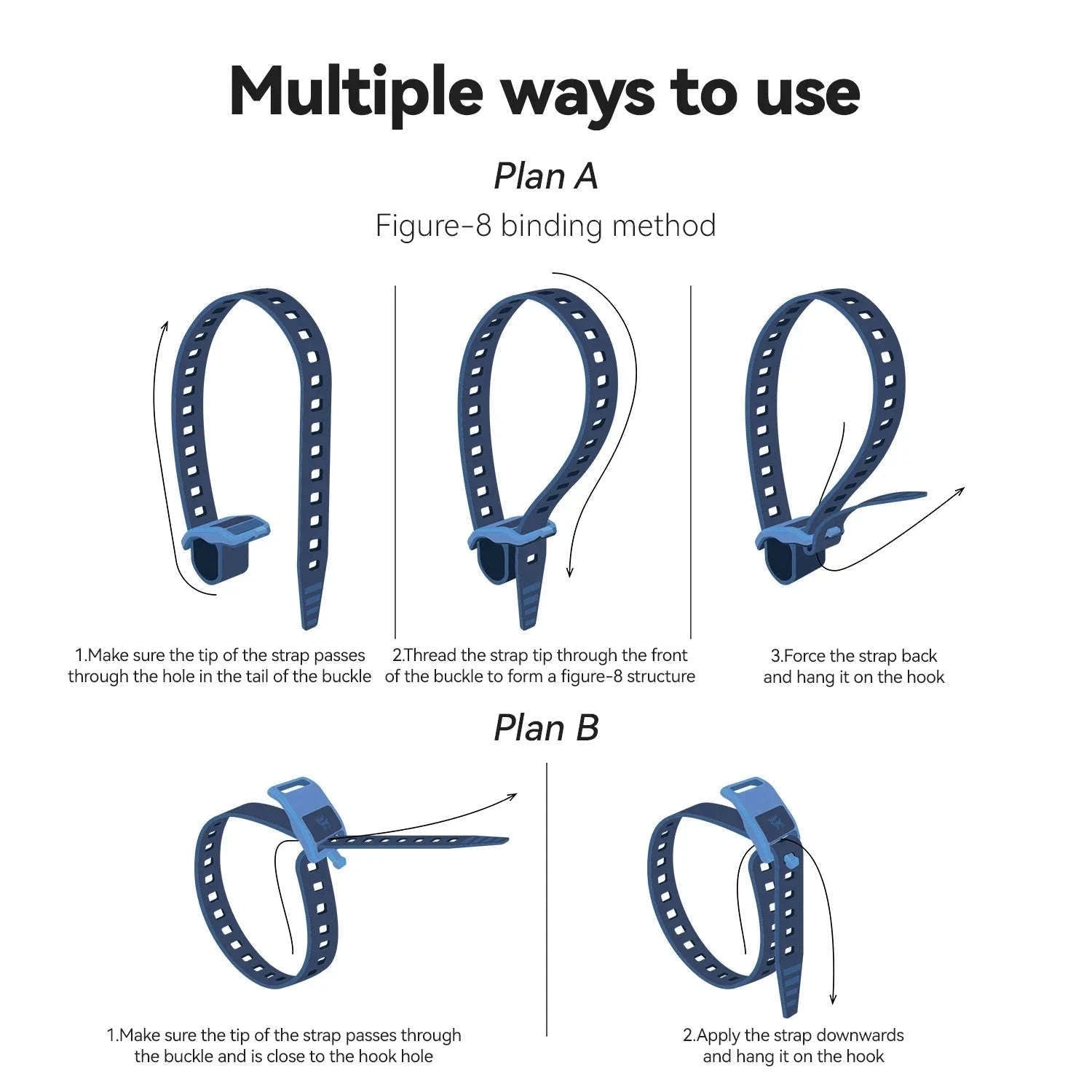TPU Elastic Outdoor Binding Strap, 460mm Wrap-Around Hold-39003801