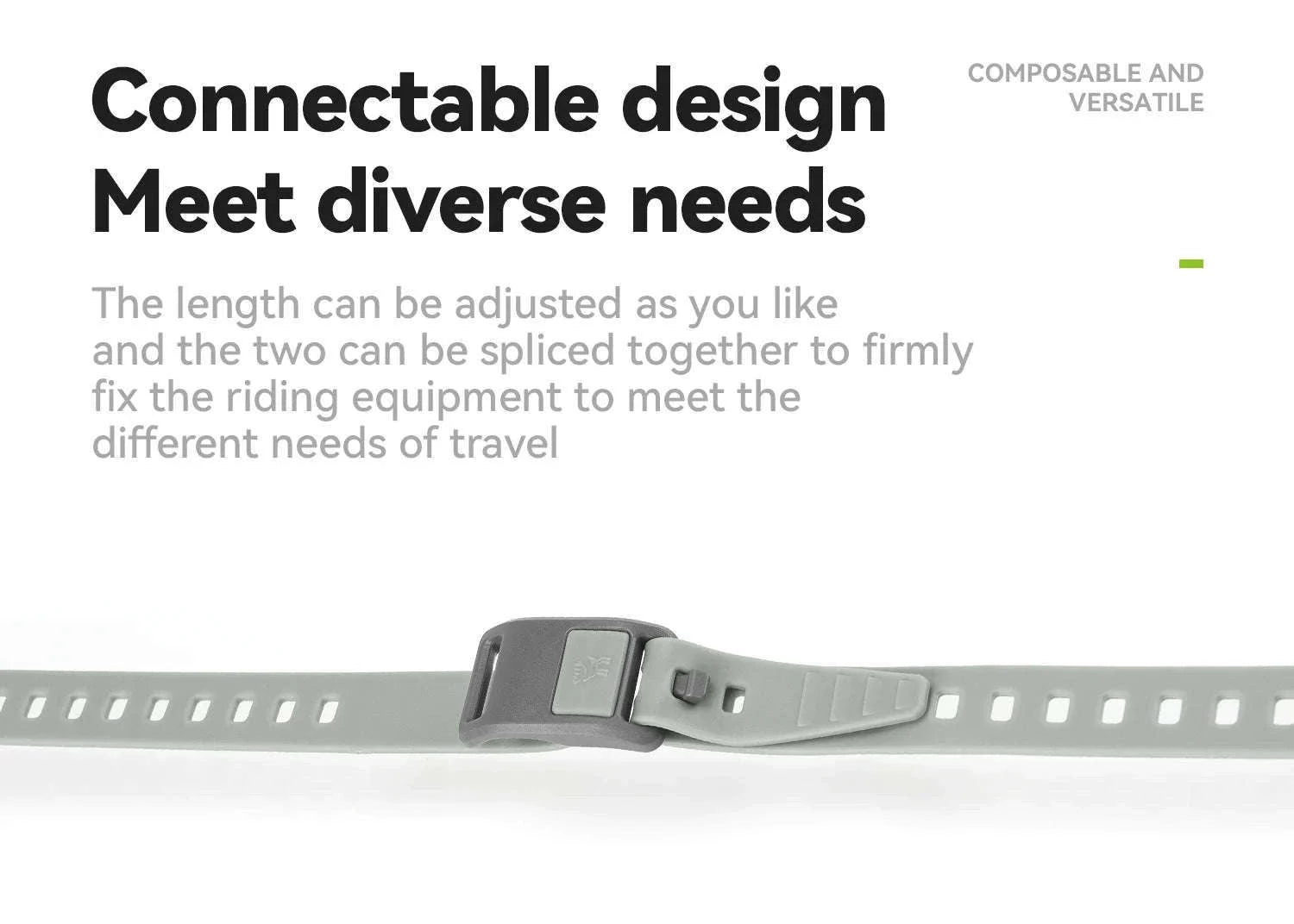 TPU Elastic Outdoor Binding Strap, 460mm Wrap-Around Hold-39003801