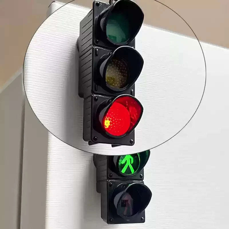 Traffic Light Magnetic Fridge Stickers – Fun Decorative Magnet Set-pedestrian light