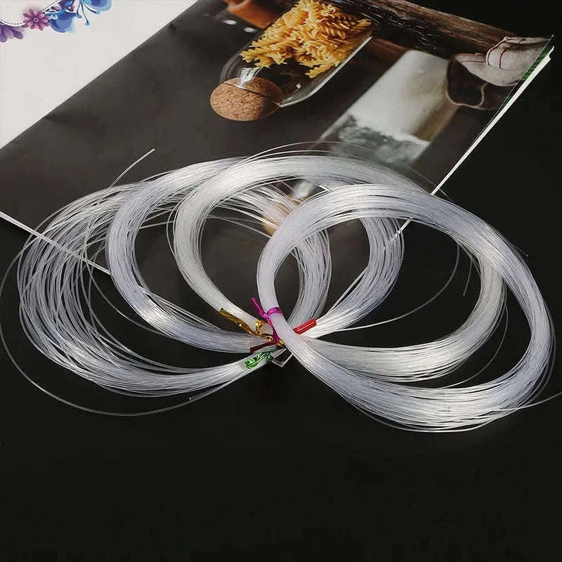 Transparent Bracelet String Cord for Clean Bead Jewelry-2PCS