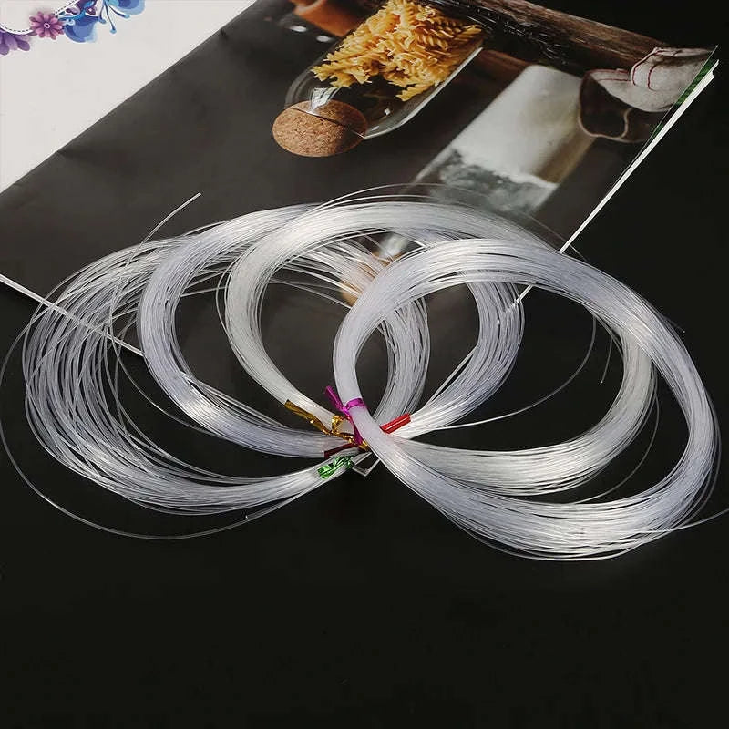 Transparent Bracelet String Cord for Jewelry Making-2PCS