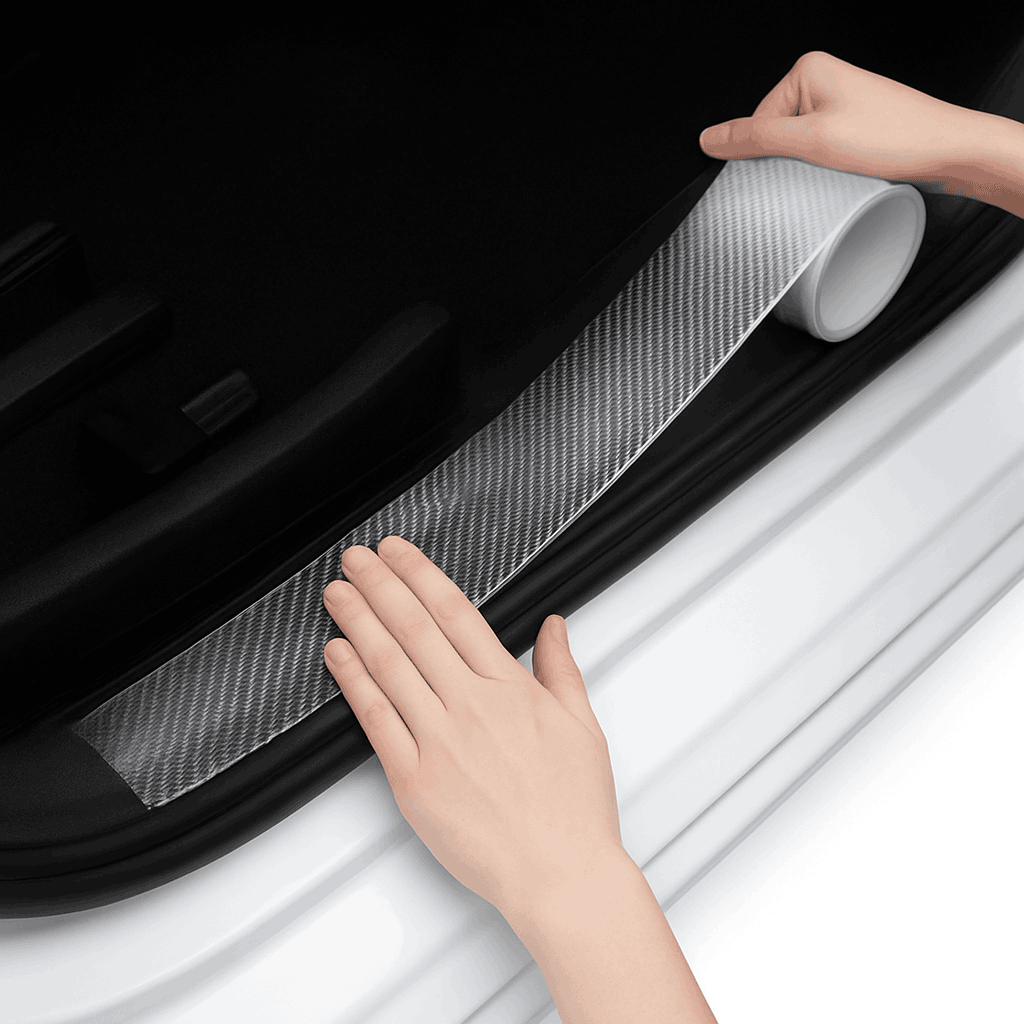 Transparent Carbon Fiber Car Sticker Protector-5cmX10m