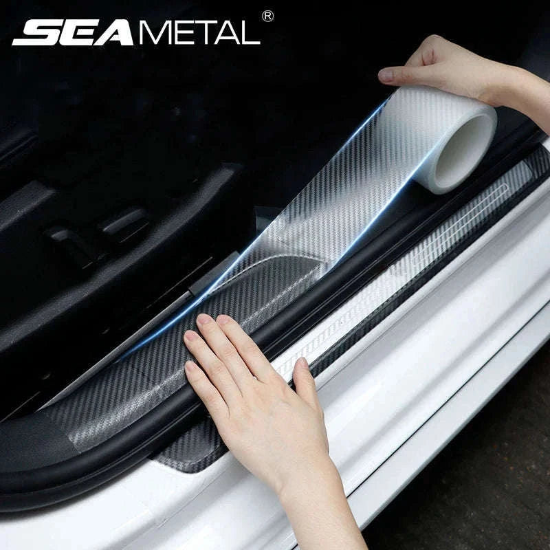 Transparent Carbon Fiber Car Sticker Protector-5cmX10m