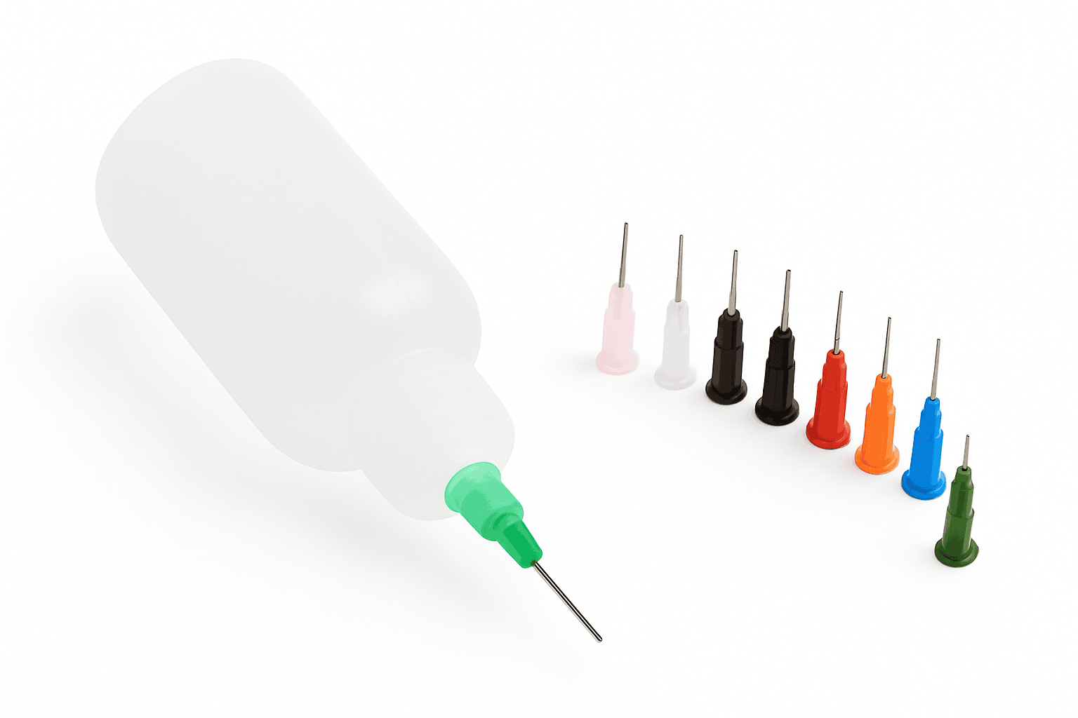 Transparent Glue Bottle with Precision Needle Dispenser-30ml