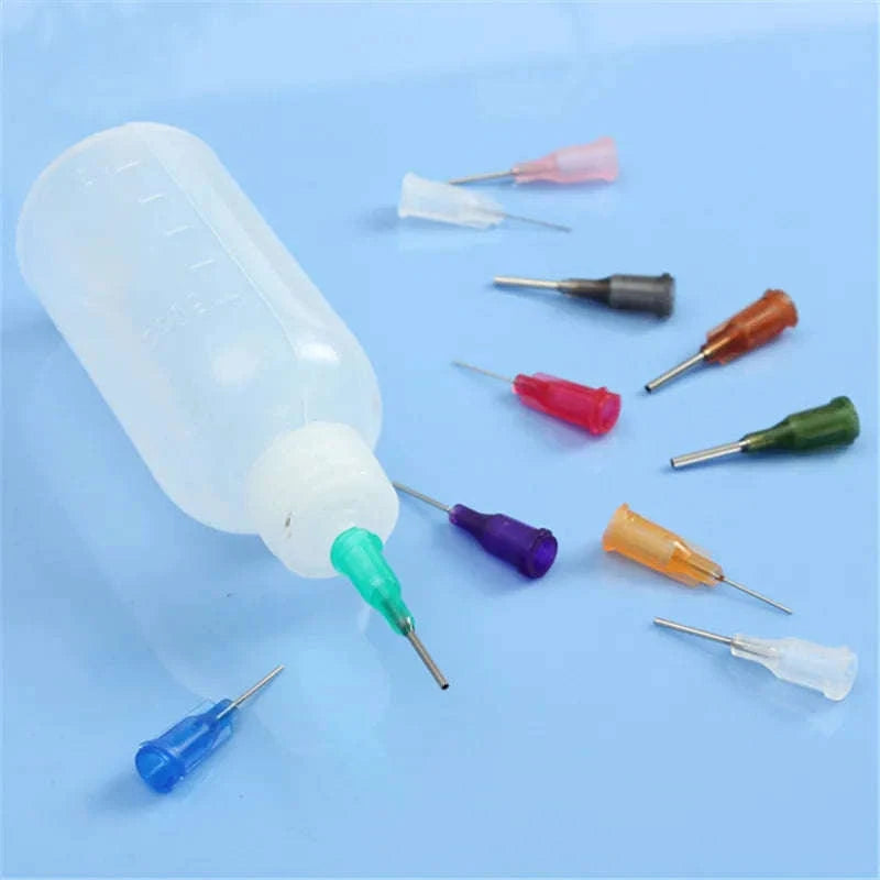 Transparent Glue Bottle with Precision Needle Dispenser-30ml