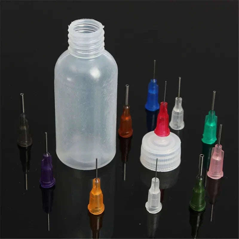 Transparent Glue Bottle with Precision Needle Dispenser-30ml