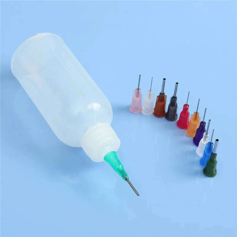 Transparent Glue Bottle with Precision Needle Dispenser-30ml