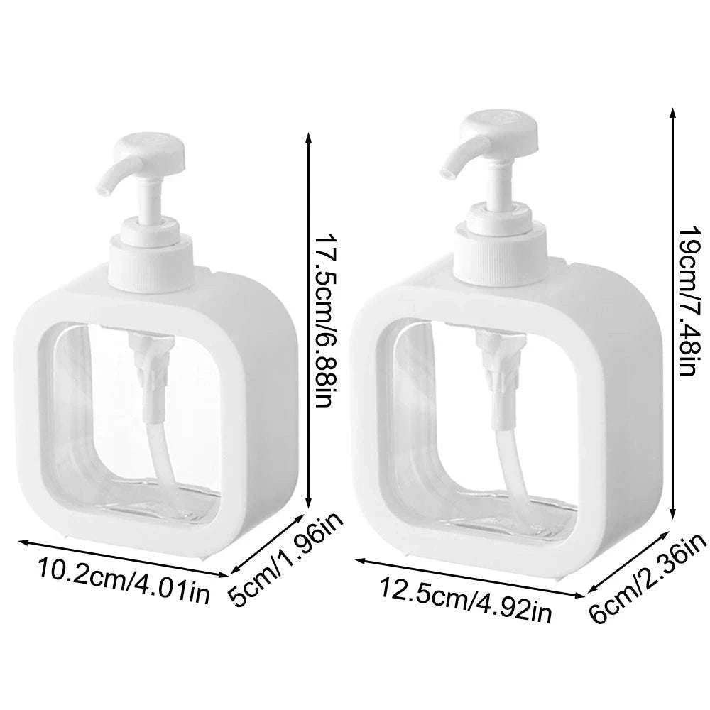 Transparent Large-Capacity Soap Dispenser Bottle-300 ml