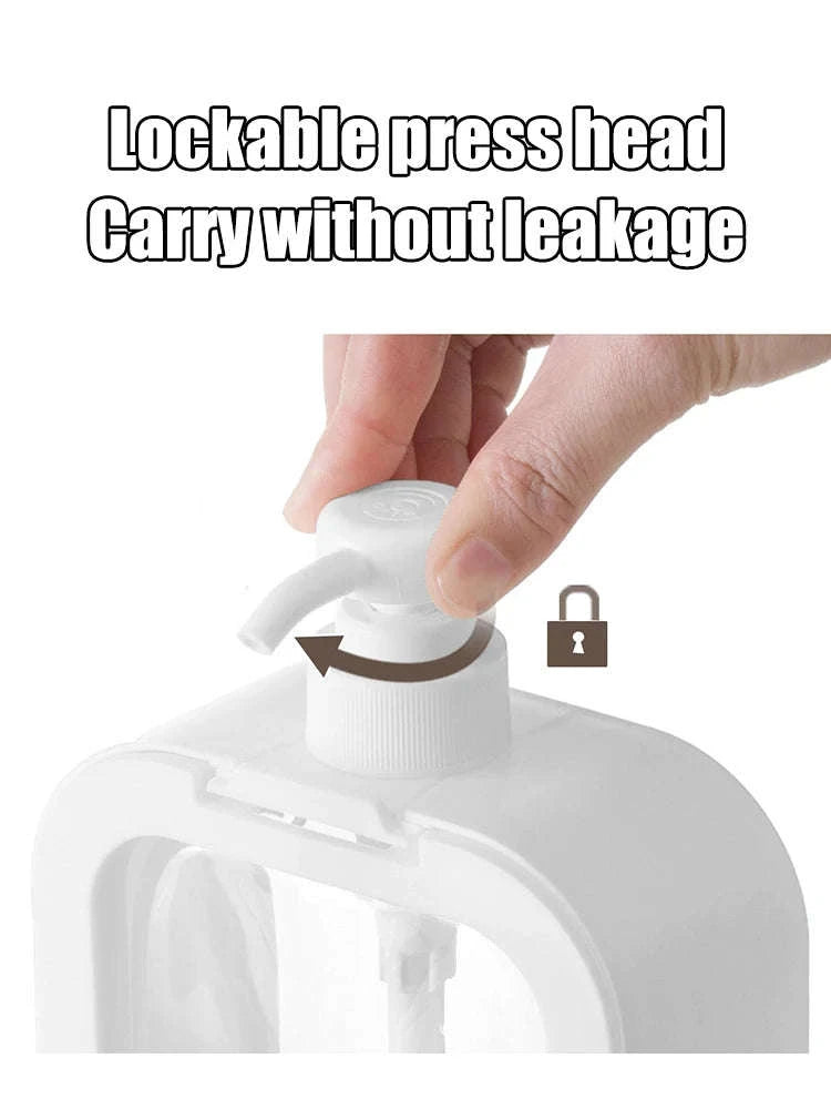 Transparent Large‑Capacity Soap Dispenser Bottle-300 ml