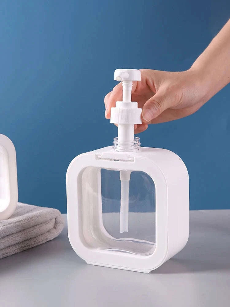 Transparent Large‑Capacity Soap Dispenser Bottle-300 ml
