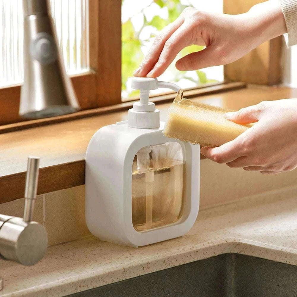 Transparent Large-Capacity Soap Dispenser Bottle-300 ml