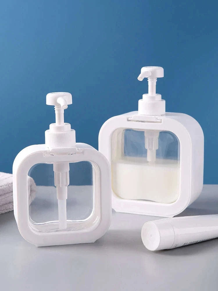 Transparent Large‑Capacity Soap Dispenser Bottle-300 ml