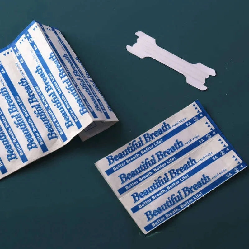 Transparent Nasal Strips for Better Breathing & Snoring Relief-United States / 50pcs / Size L