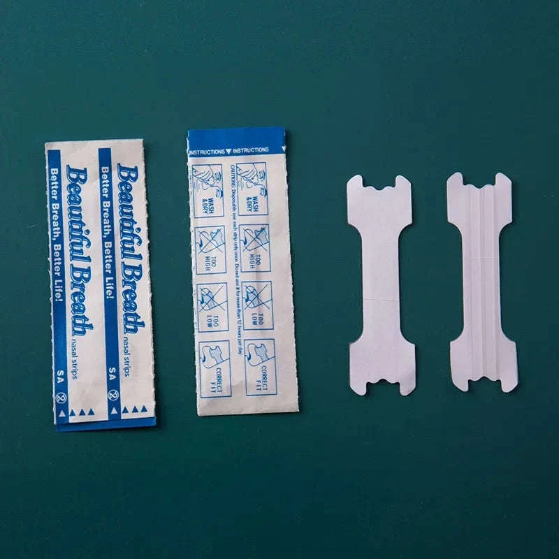 Transparent Nasal Strips for Better Breathing & Snoring Relief-United States / 50pcs / Size L