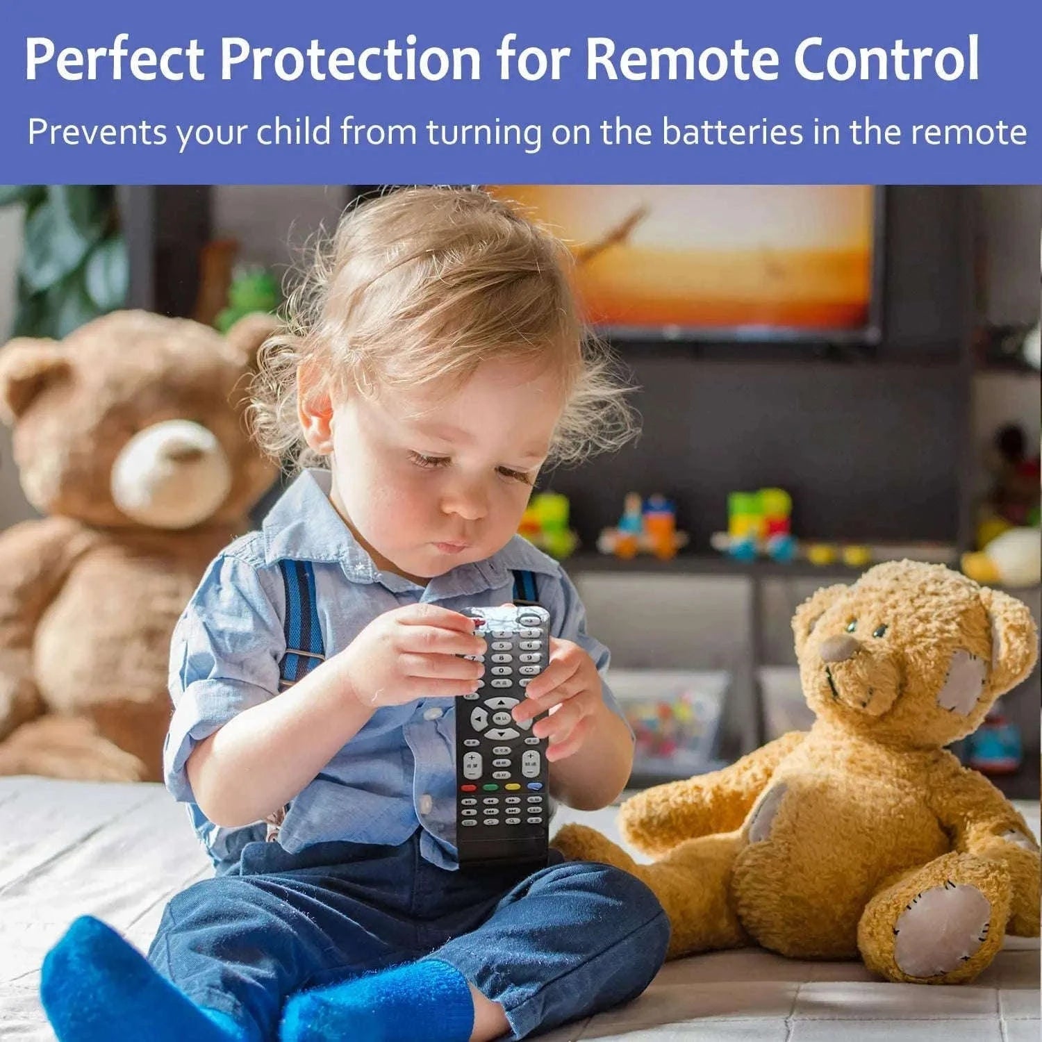 Transparent Shrink Film Remote Control Protective Cover-20PCS 8X25CM