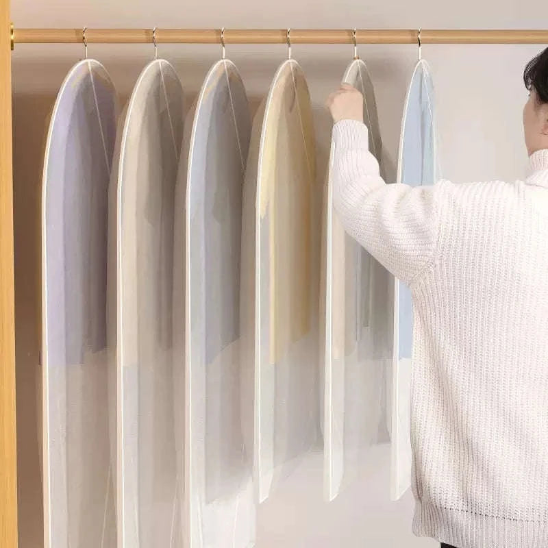 Transparent Wedding Dress Bag for Elegant Garment Protection-60x100CM / 6PCS