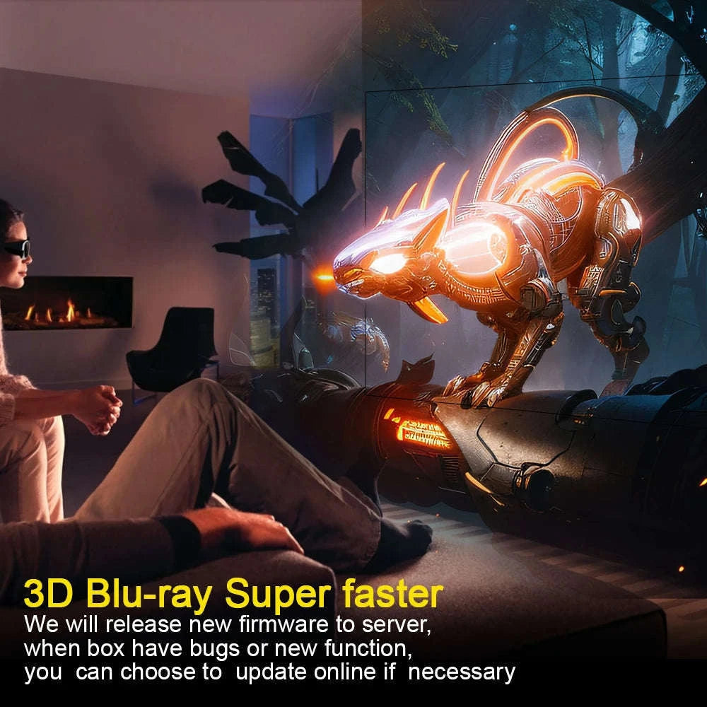 Transpeed Android 12 TV Box with Allwinner H618 8K Playback-4G64G / EU Plug