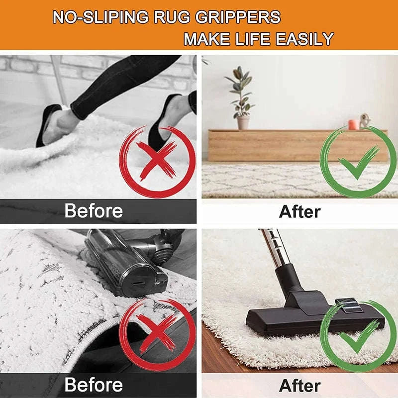 Triangle Reusable Anti Slip Rug Gripper Pads-8pcs