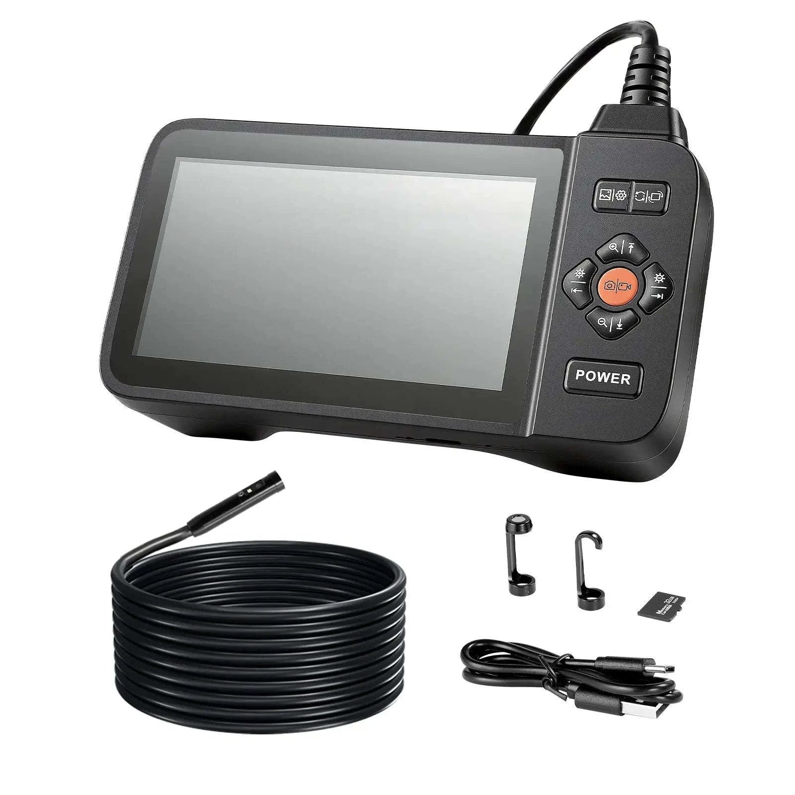 Triple Lens Endoscope Camera with 4.5" HD IPS Screen-United States